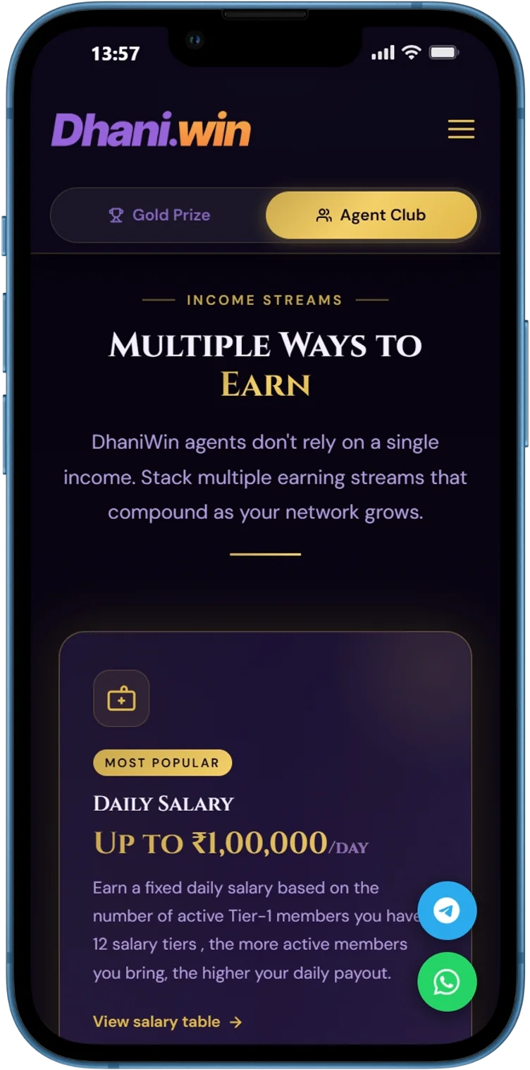 DhaniWin Wallet